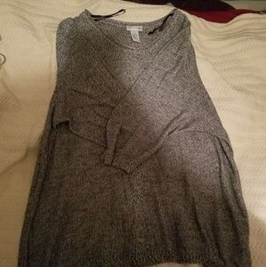 Black and white sweater